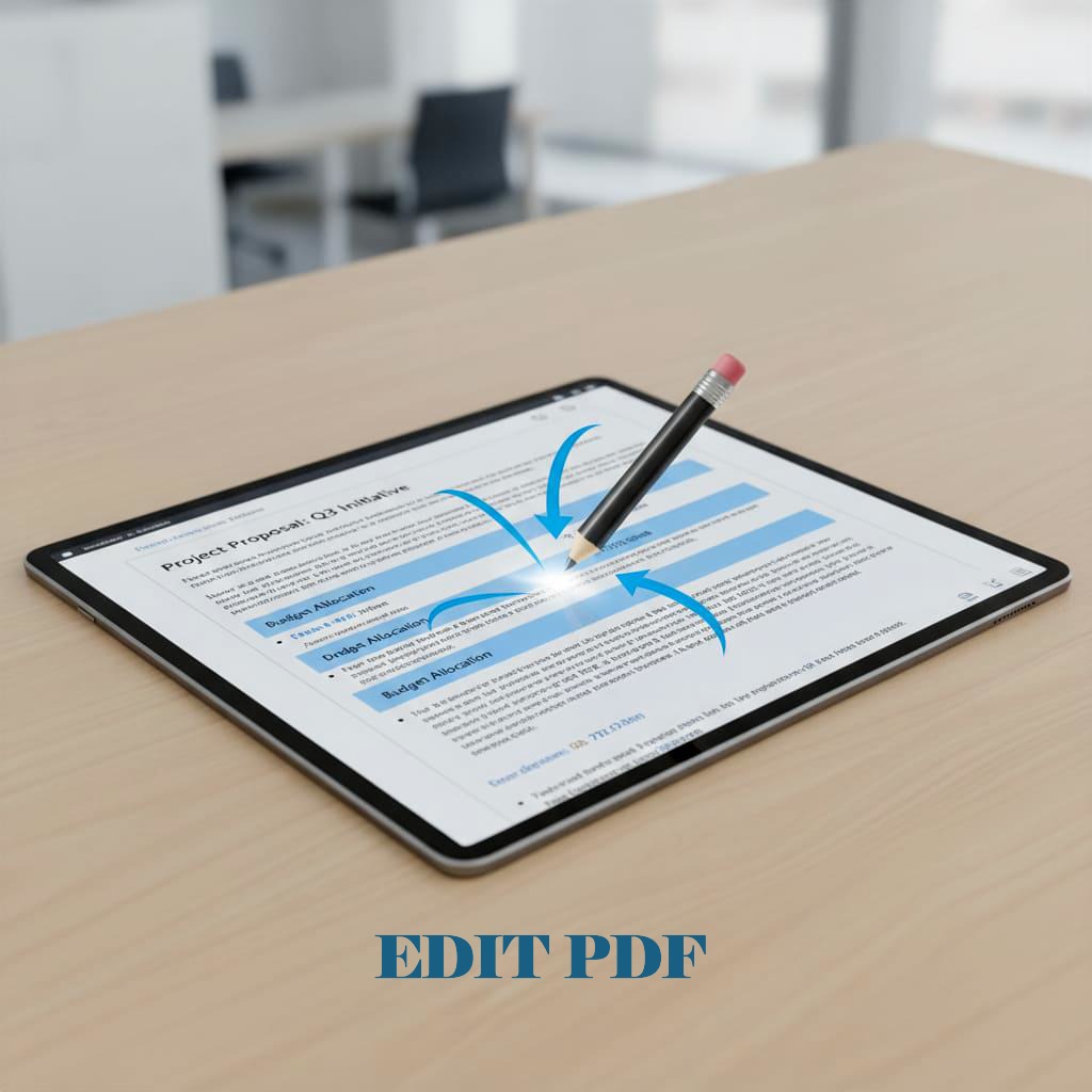 Edit PDF in browser